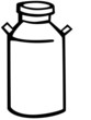 milk can container