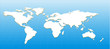 abstract perspective grid with world map