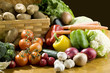 Heap of a lot of fresh vegetables