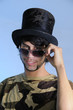 Fashion with hat