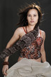 Natural fashion model