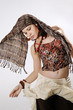 Stylish fashion model