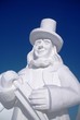 SNOW SCULPTURE OF THE WIZARD SNOW SCULPTURE OF THE WIZARD