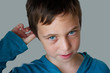 Boy confused about something