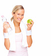 Healthy lifestyle - Healthy young blond woman smiling