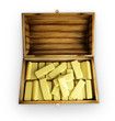 trunk with gold