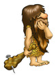 Photo en ligne au meilleur prix Caveman (on white background)