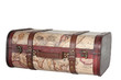 Vintage suitcase, clipping path included.
