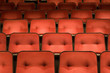 red chairs in the cinema red chairs in the cinema