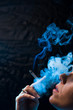 Smoking woman with a cigarette