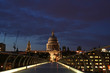 Cathédrale Saint Paul depuis le millenium bridge