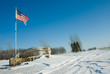 Farm House With Snow