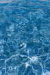 Shimmering water in swimming pool