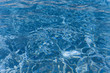 Shimmering water in swimming pool
