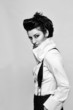 Photo: black and white fashion model black and white fashion model