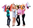 fun beauty girls out shopping
