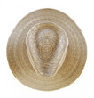 Foto: Top View of A Straw Cowboy Hat Top View of A Straw Cowboy Hat