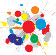 Color paint splashes background Color paint splashes background