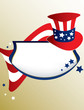 American patriotic banner
