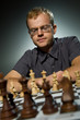 Thoughtful chess master