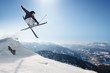 Jumping Skier