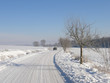 Straße im Winter
