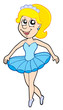 Smiling ballerina Smiling ballerina