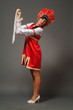 woman in a kokoshnik