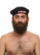 man in studio with hat man in studio with hat