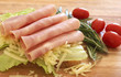 Tasty open sandwich on wholewheat bread Tasty open sandwich on wholewheat bread