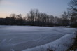 marais des hortillonages d'Amiens pris dans la glace