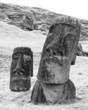 Moai heads 4 Moai heads 4