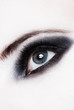 closeup of an eye with makeup closeup of an eye with makeup