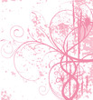 grunge floral rose