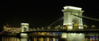 The Chain Bridge and the Royal palace of Buda in Budapest