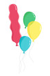 Multi-coloured Balloons