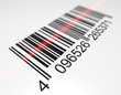 Bar code scanning. Digitally generated image. Bar code scanning. Digitally generated image.