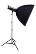 studio strobe with softbox studio strobe with softbox
