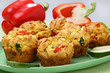 Muffin with vegetable
