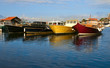 pinasses amarrées au port de La Teste