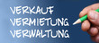 verkauf vermietung verwaltung