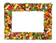 Photo: Fruit and vegetable frame Fruit and vegetable frame