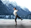 ice skating