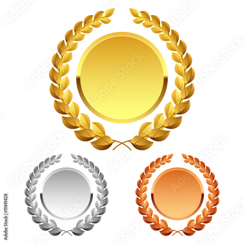Vektor: Vector laurel wreath Vector laurel wreath