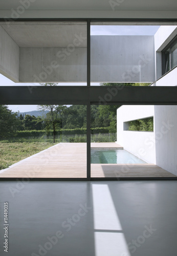 Photo: maison moderne avec piscine maison moderne avec piscine