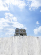 House at edge of cliff