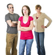Teenage girl in trouble with parents
