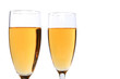 Photo: two champagne glasses two champagne glasses