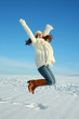 snow jumping snow jumping