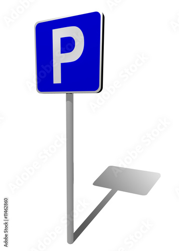 Illustration: cartello parcheggio cartello parcheggio